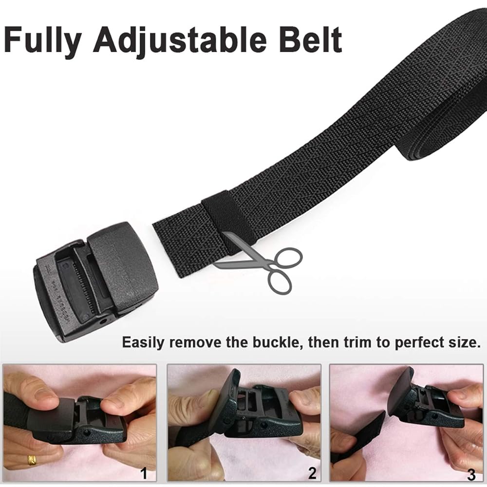 小物 W double nylon belt ovy Striped Linen Stretch Belt with Croc Tabs and Brushed Nickel
